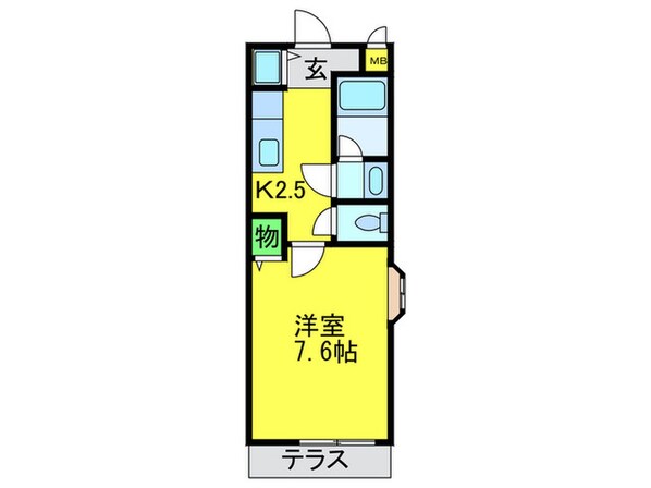 フィオ－レ桑原の物件間取画像